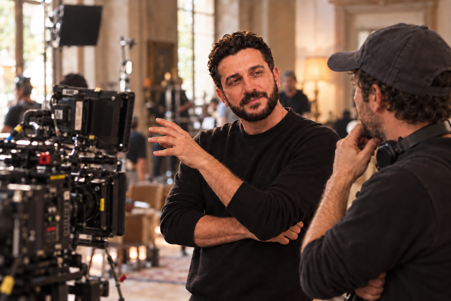 Ömer Gürkan Şimşek film setinde yönetmen olarak